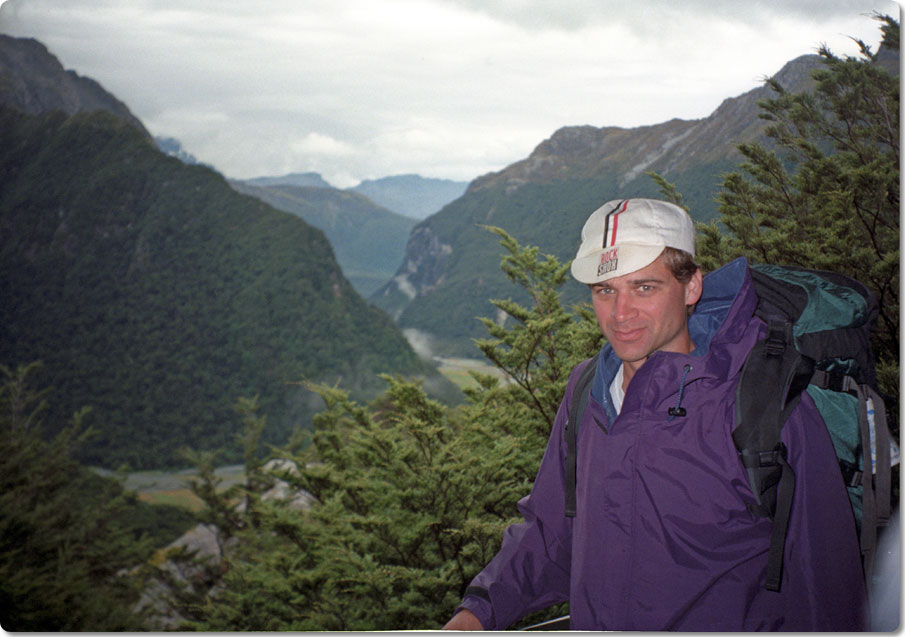 Overlooking The Routeburn Valley 