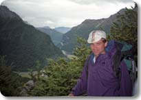 Overlooking the Routeburn Valley