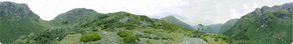 Tripod Hill/Centre Pass Panorama